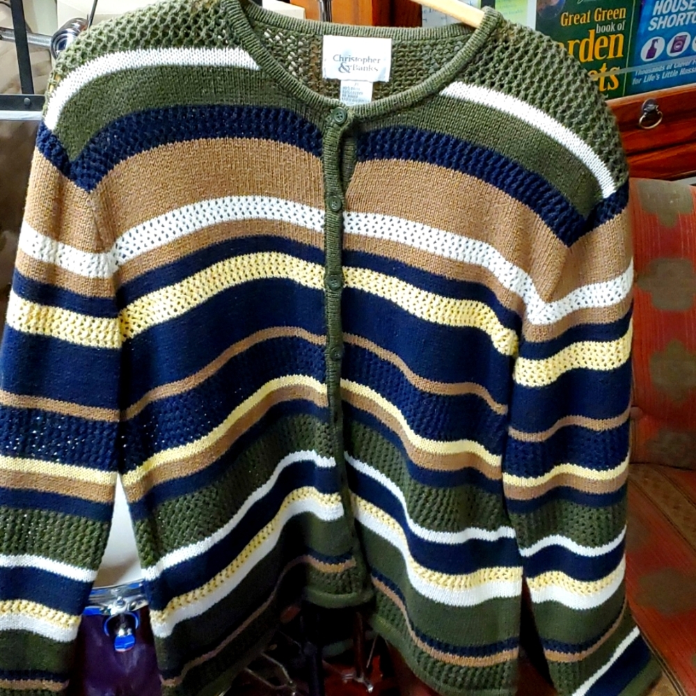 Button up sweater